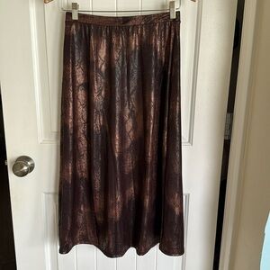 Snake Print Skirt